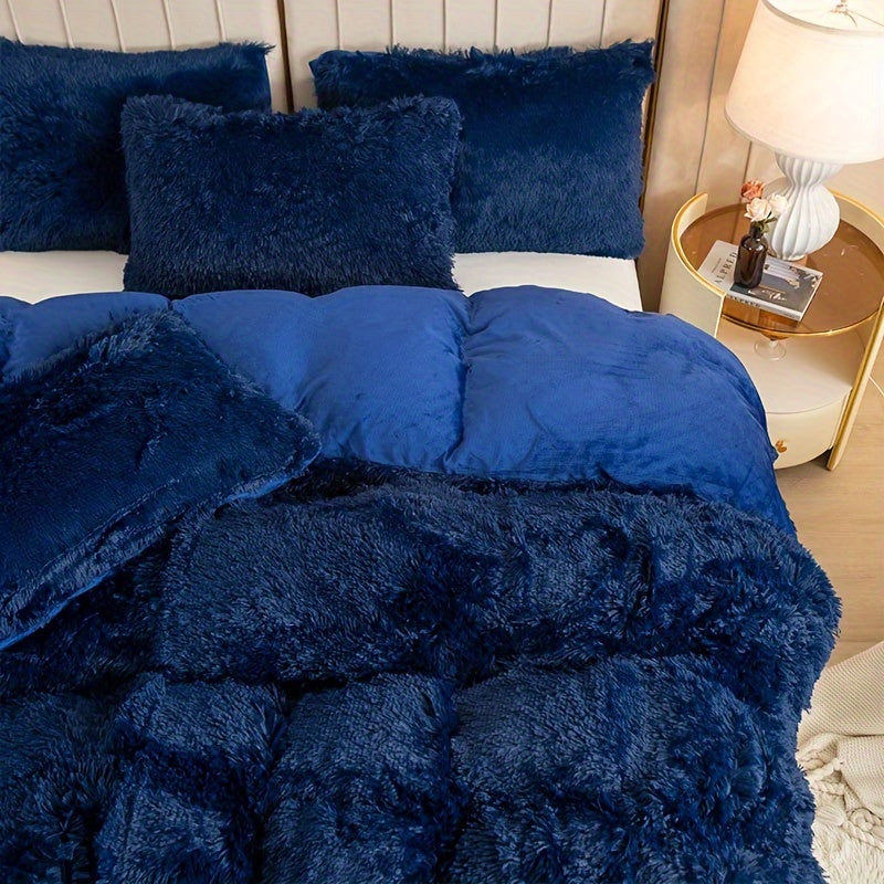 Luvikno | Ultra Soft Plush Duvet Cover Set with Zipper - Luksus & Komfort