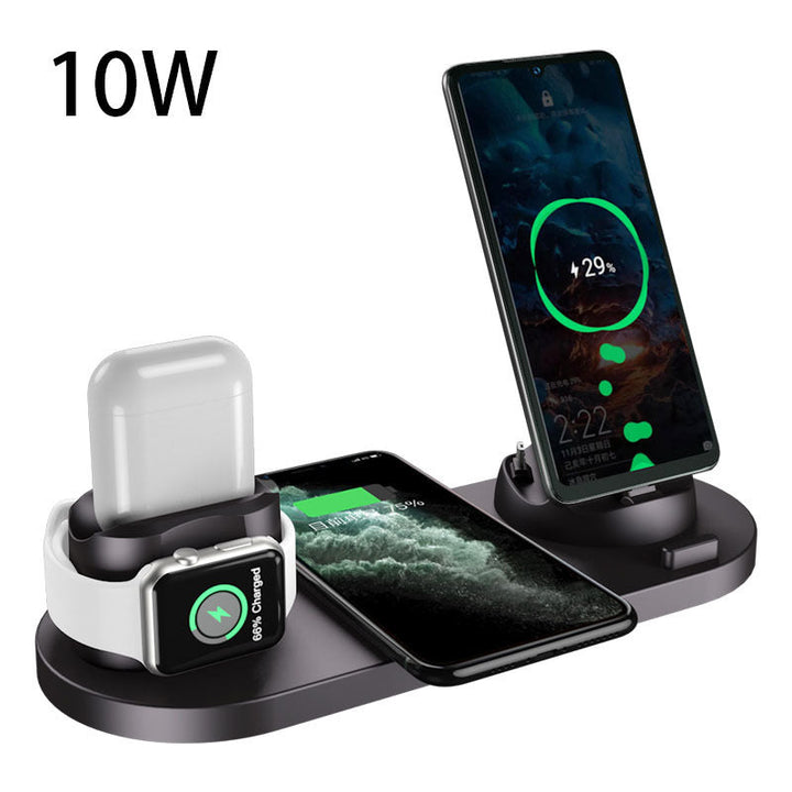 6-i-1 Hurtigladestasjon for iPhone og Uhr | Luvikno