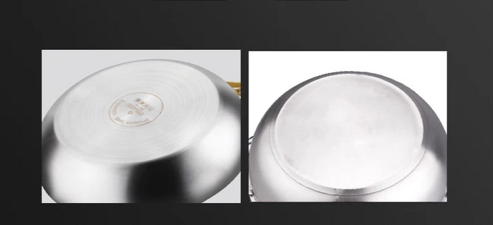 ChefSteel – Profesjonell Rustfritt Stål Stekepanne for Gass & Induksjon Luvikno
