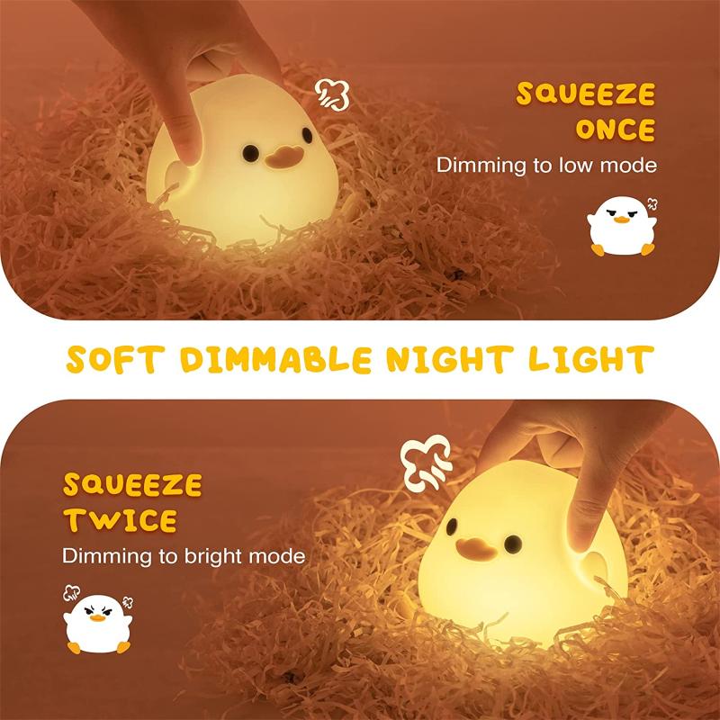 Luvikno | Ducky Buddy Lampe - Beroligende Nattlys For En Bedre Søvn For Ditt Barn