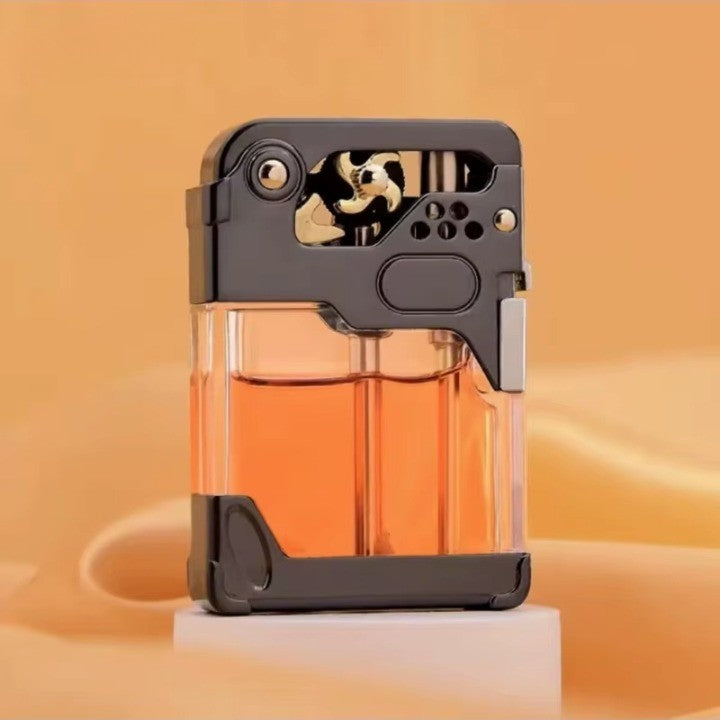 Clear Tank Metal Kerosene Lighter | Luvikno