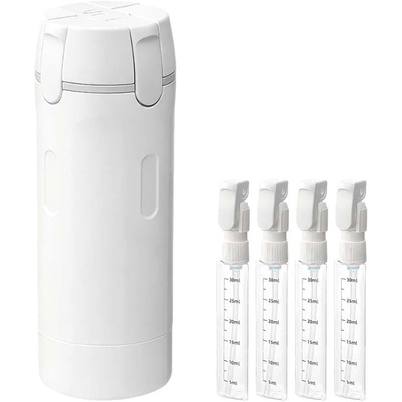 4-i-1 Reise Toalettartikler Dispenser Luvikno