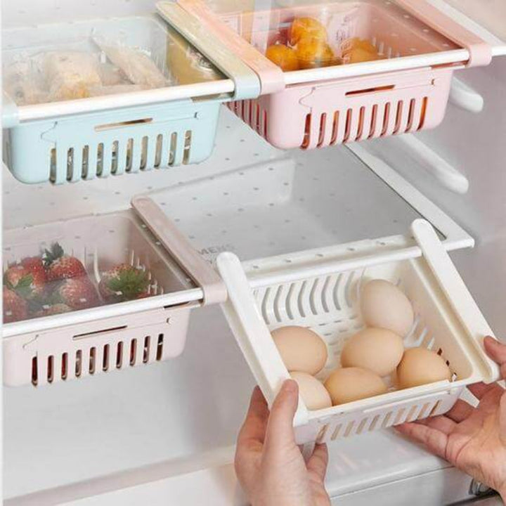 FridgeMaster Pro — Endelig orden og mer plass for favorittmaten din i kjøleskapet! (2 stk) | Luvikno