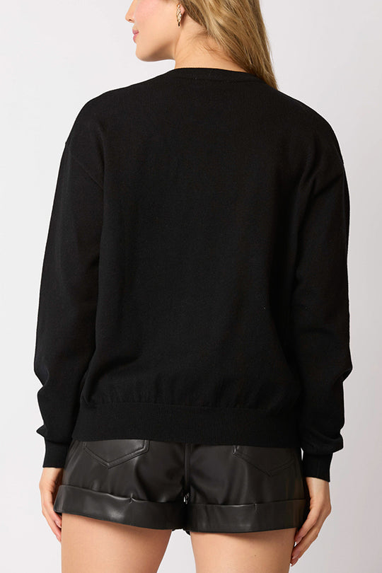Luvik | JuleSoldat Glitrende Mote Løs Sweatshirt