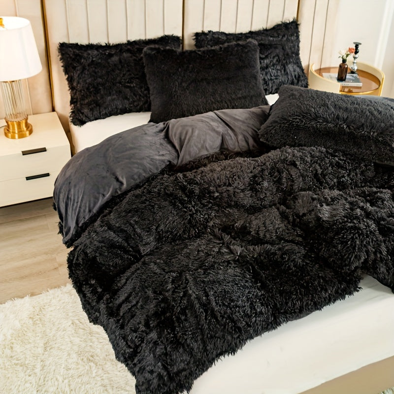 Luvikno | Ultra Soft Plush Duvet Cover Set with Zipper - Luksus & Komfort