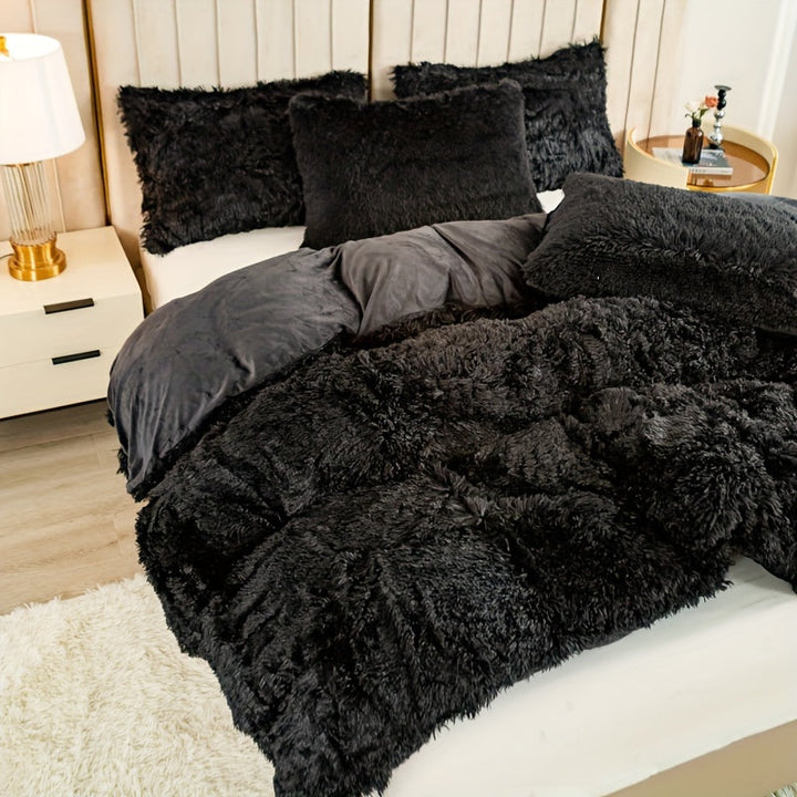 Luvikno | Ultra Soft Plush Duvet Cover Set with Zipper - Luksus & Komfort