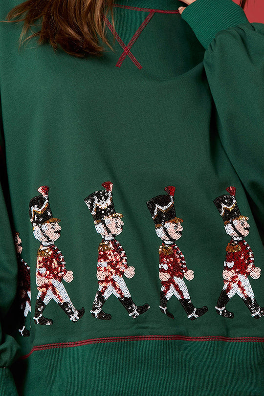 Luvik | JuleSoldat Palmikot Langermet Fritid Sweatshirt