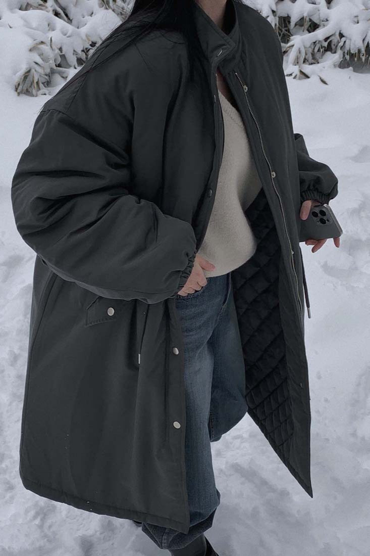 Luvik | Fit Pitkä Puffer-takki