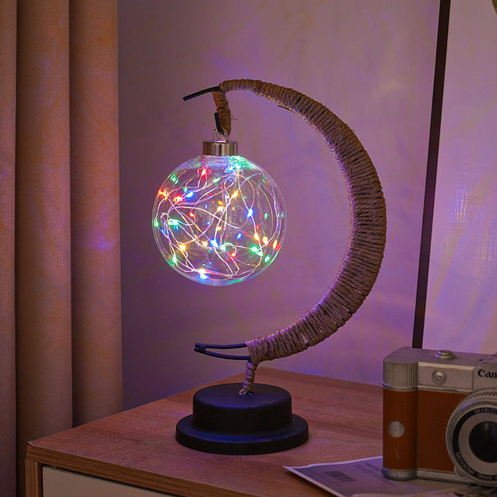 MoonGlow Lampe - Stilig Smijern LED Bordlampe Luvikno