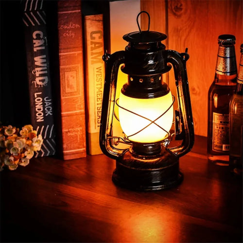FlamaGlow - Oppladbar Camping LED Lanterne Luvikno