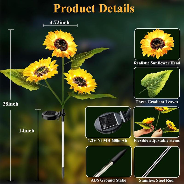 PowerBlume Sollys — Forvandle hagen din til en magisk lysoase uten stress og strømregninger! | Luvikno