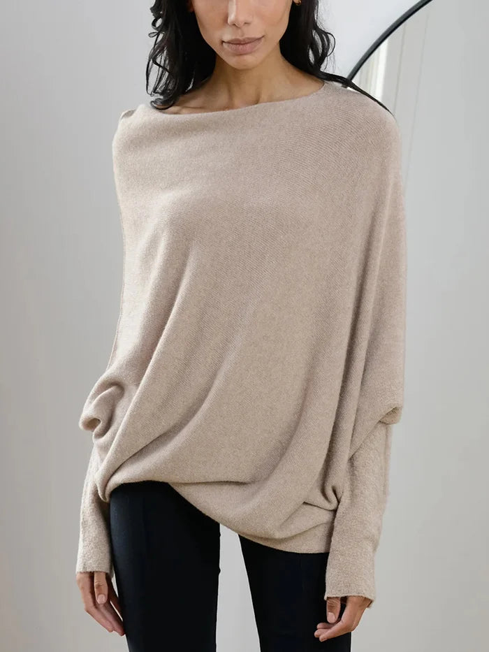 Luvik | Asymmetric draping knit
