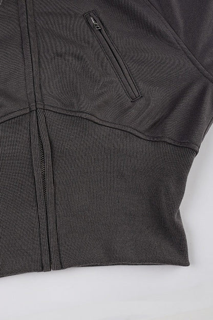 Luvik | Tyylikäs college-takki, jossa on karvaneule