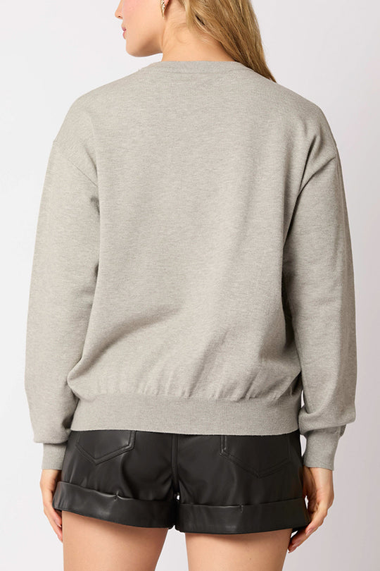 Luvik | JuleSoldat Glitrende Mote Løs Sweatshirt