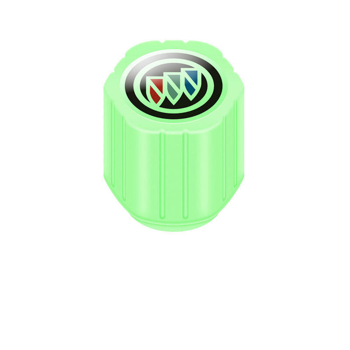 20-Pack Neon Green Glow Dekkventilkapsler – Ingen batteri nødvendig, Universal passform Luvikno