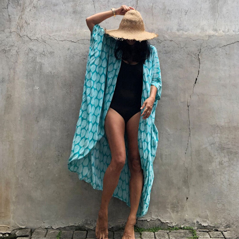 Luvik | Glamouröösin Aurinkosuoja Resort Ranta-mekko Peitteenä