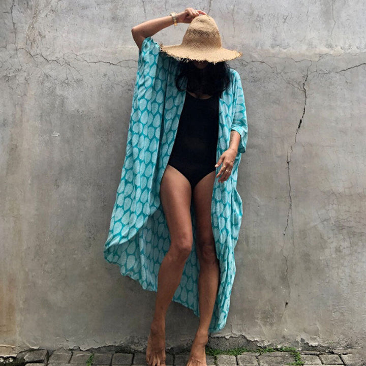 Luvik | Glamouröösin Aurinkosuoja Resort Ranta-mekko Peitteenä