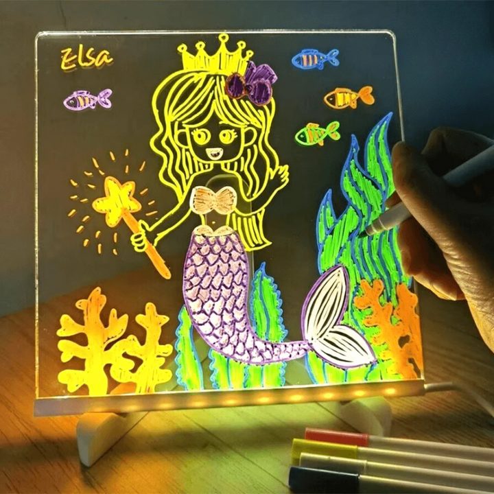 Luvikno | LumiArt LED skilt | Kreativt tegnebrett for strålende kunstverk