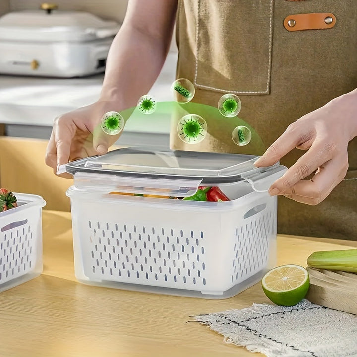 EcoSafe - Gjenbrukbare Matbeholder Sett med 4 Luvikno