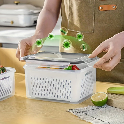 EcoSafe - Gjenbrukbare Matbeholder Sett med 4 Luvikno