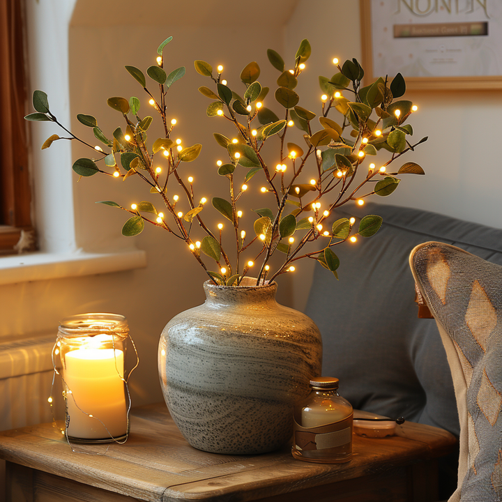 Luvikno | LumiVista Magisk Olivengren Lyslenke - 70 cm Eleganse