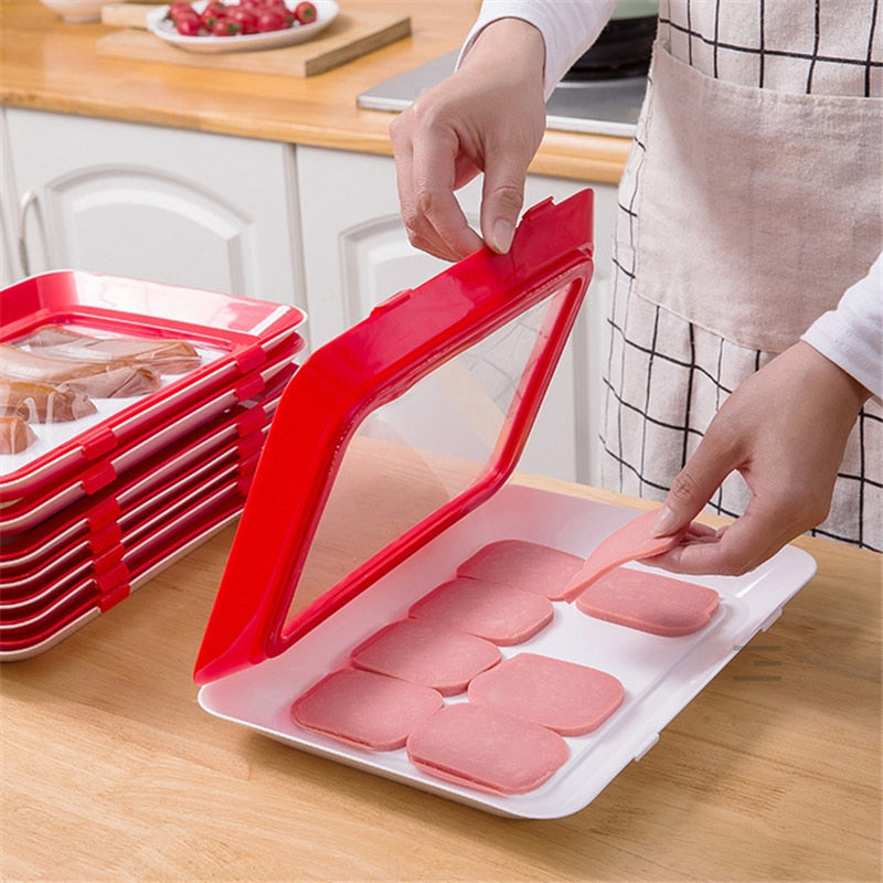 6pk Kreativ Vakuum Matbevaringsbrett Oppbevaringsorganisator | Luvikno