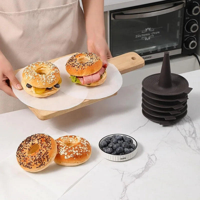 6pcs Kjøkken Silikon Kjegle Bake Deigformer Doughnut Kakeformer | Luvikno