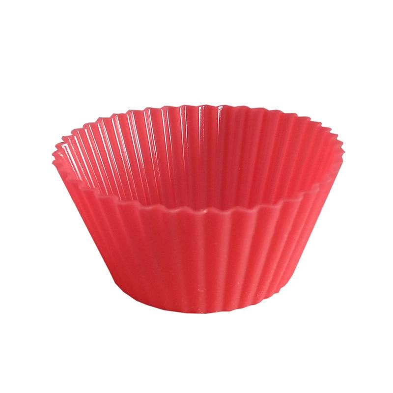 6stk Muffin Kake Gjenbrukbare Silikone Bakeformer | Luvikno