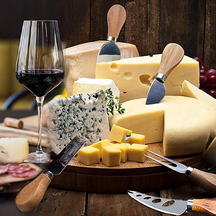 6stk Stålosterkniver for Charcuterie-boards og Bestikk | Luvikno