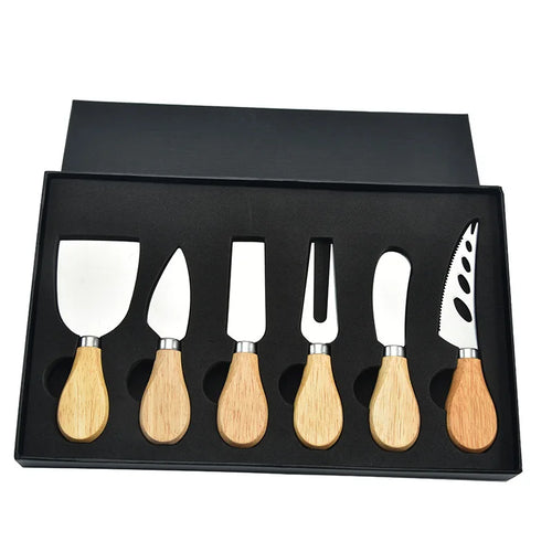 6stk Stålosterkniver for Charcuterie-boards og Bestikk | Luvikno