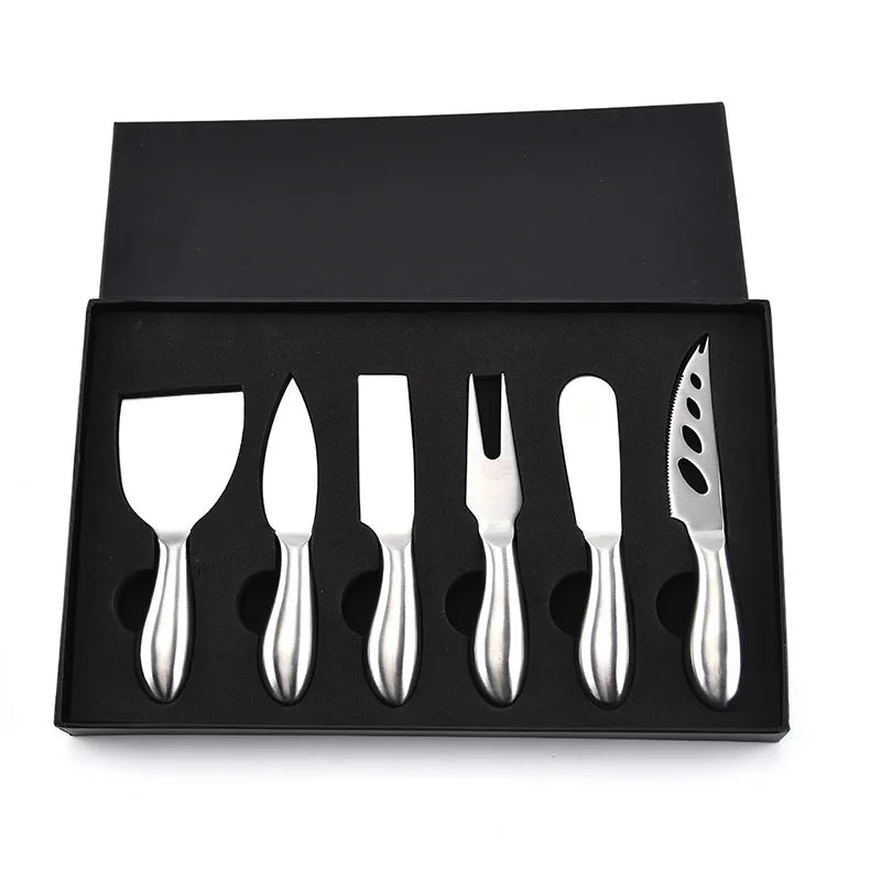 6stk Stålosterkniver for Charcuterie-boards og Bestikk | Luvikno