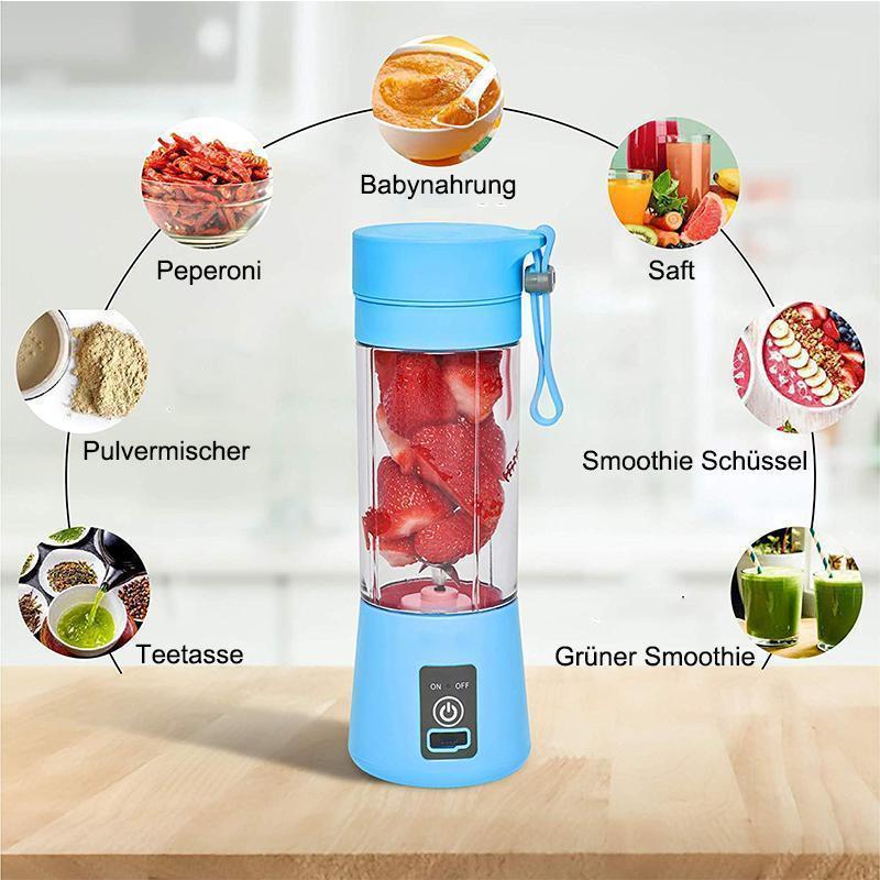 Bærbar USB Elektrisk Juicer Press | Luvikno
