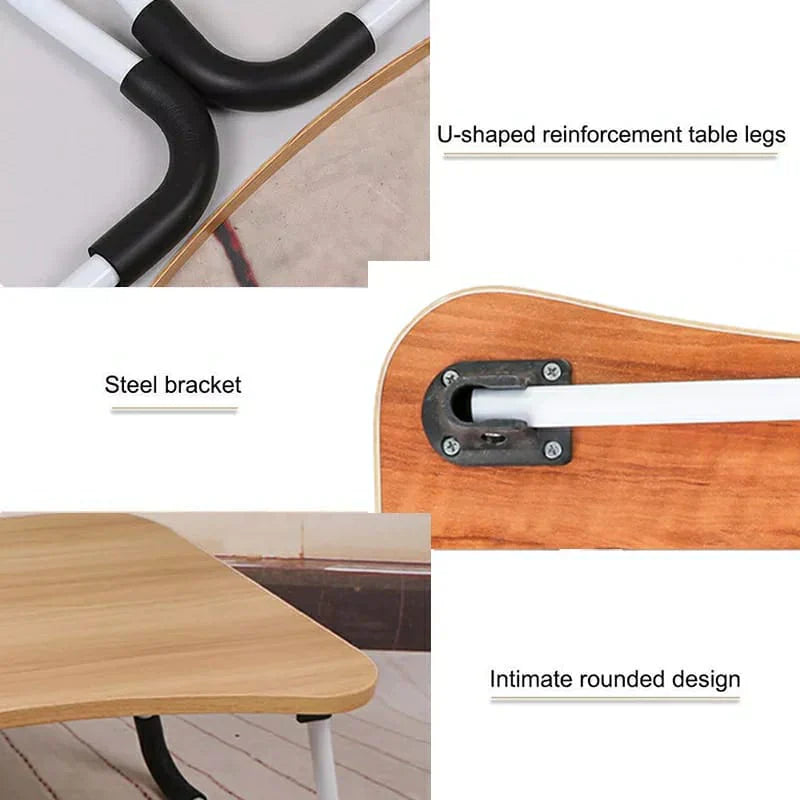 Trekantet sammenleggbart laptoptabell Luvikno