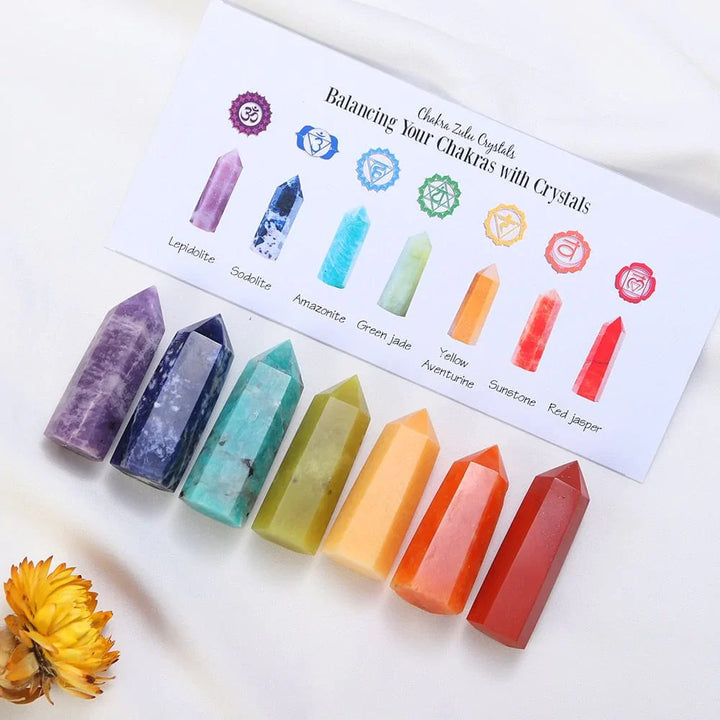 7 Chakra Steiner Sett Gave | Luvikno