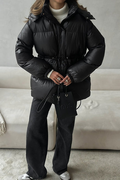 Luvik | Huppu takki, jossa on naru