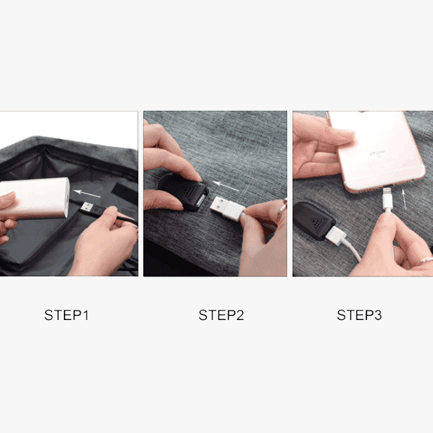 Original USB-lading Anti-tyveri Ryggsekk | Luvikno