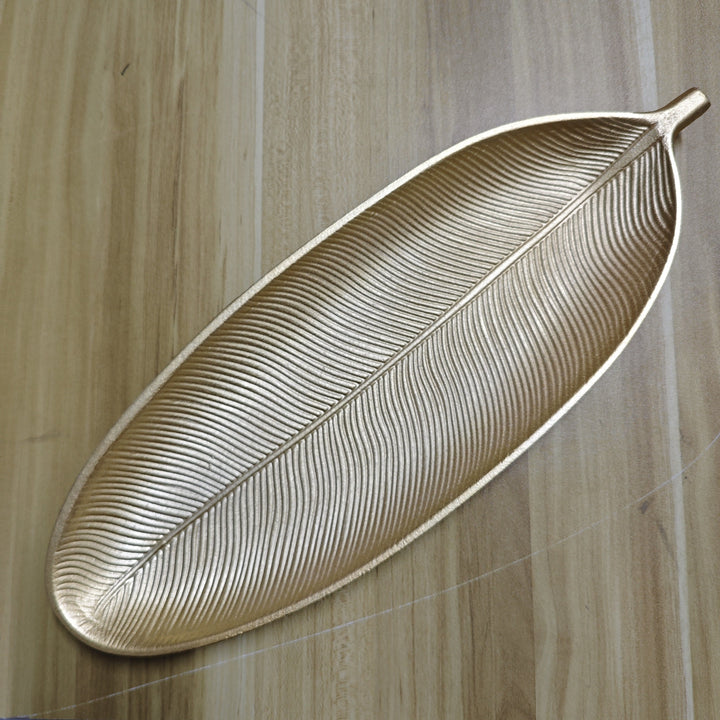 LeafWood – Elegant Trefigurert Trebrett i Bladform Luvikno
