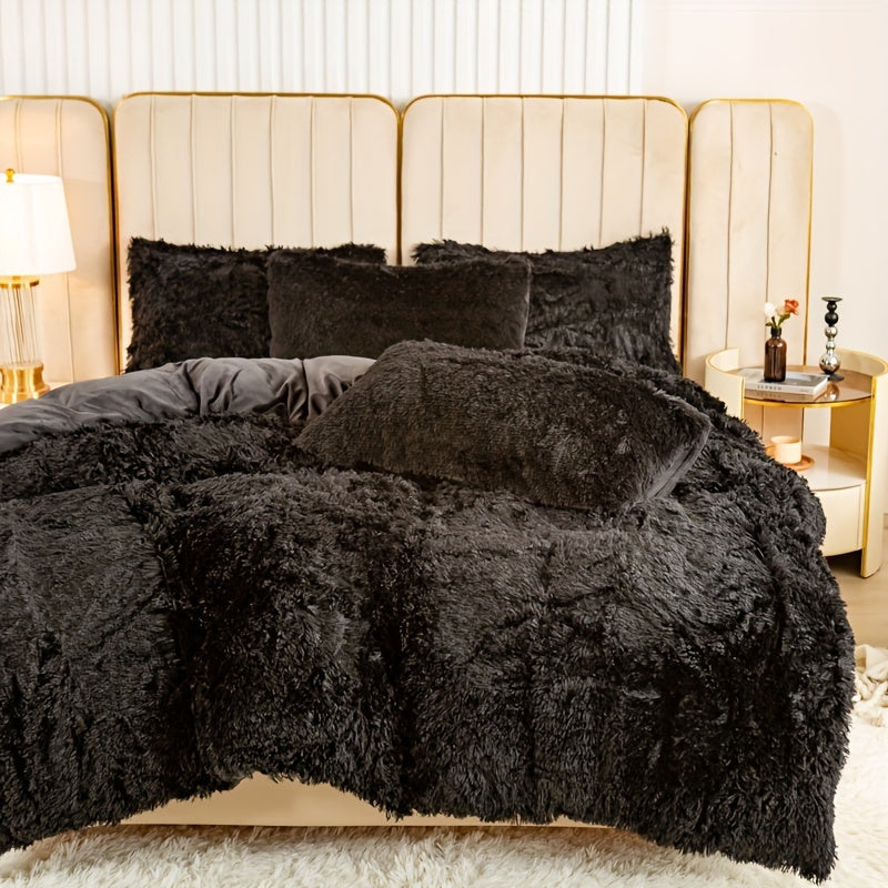 Luvikno | Ultra Soft Plush Duvet Cover Set with Zipper - Luksus & Komfort