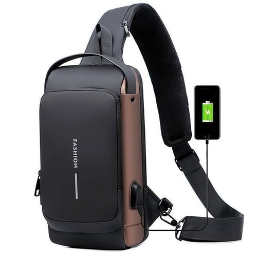 SecureGuard – Trendy Anti-innbrudd Crossbody Bag Luvikno