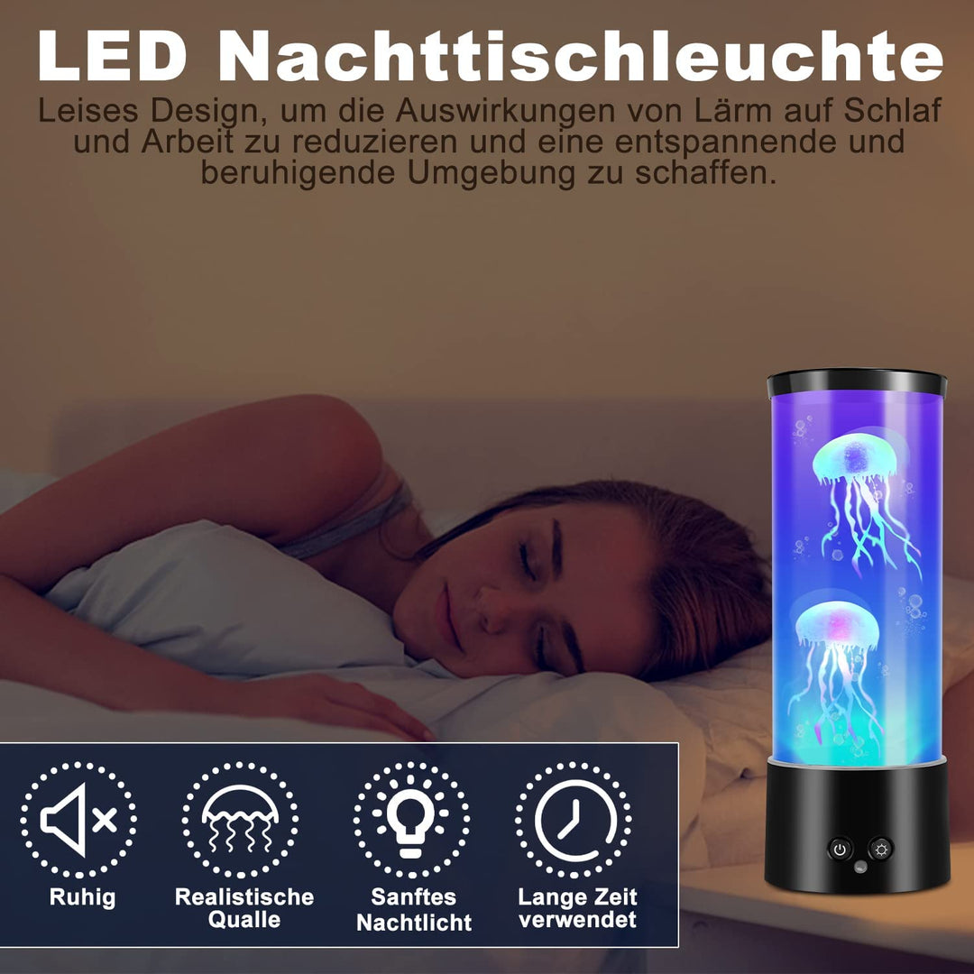 Jellyfish Lampe RGB med Fjernkontroll | Luvikno