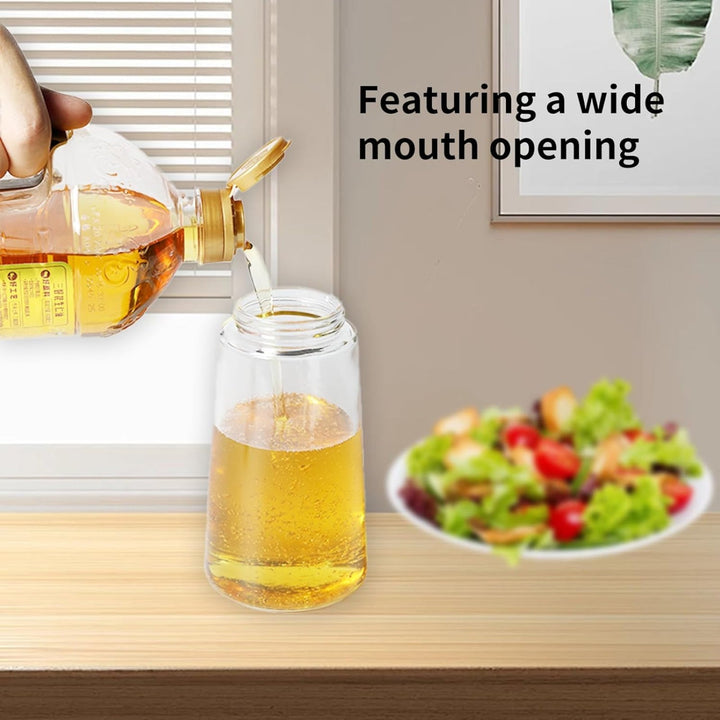 Luvikno | 2-i-1 Oljedispenserflaske | Oljepumper og dispenser | Sunn matlagning