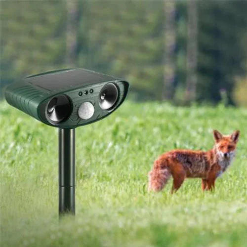 Solar Power Ultrasonic Dyre Skadedyr Avskrekker Infrarød Sensor Vanntett Dyre Avskrekker Luvikno