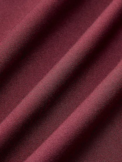 Luvik | Käännettävä Vetoketju Burgundin Takki