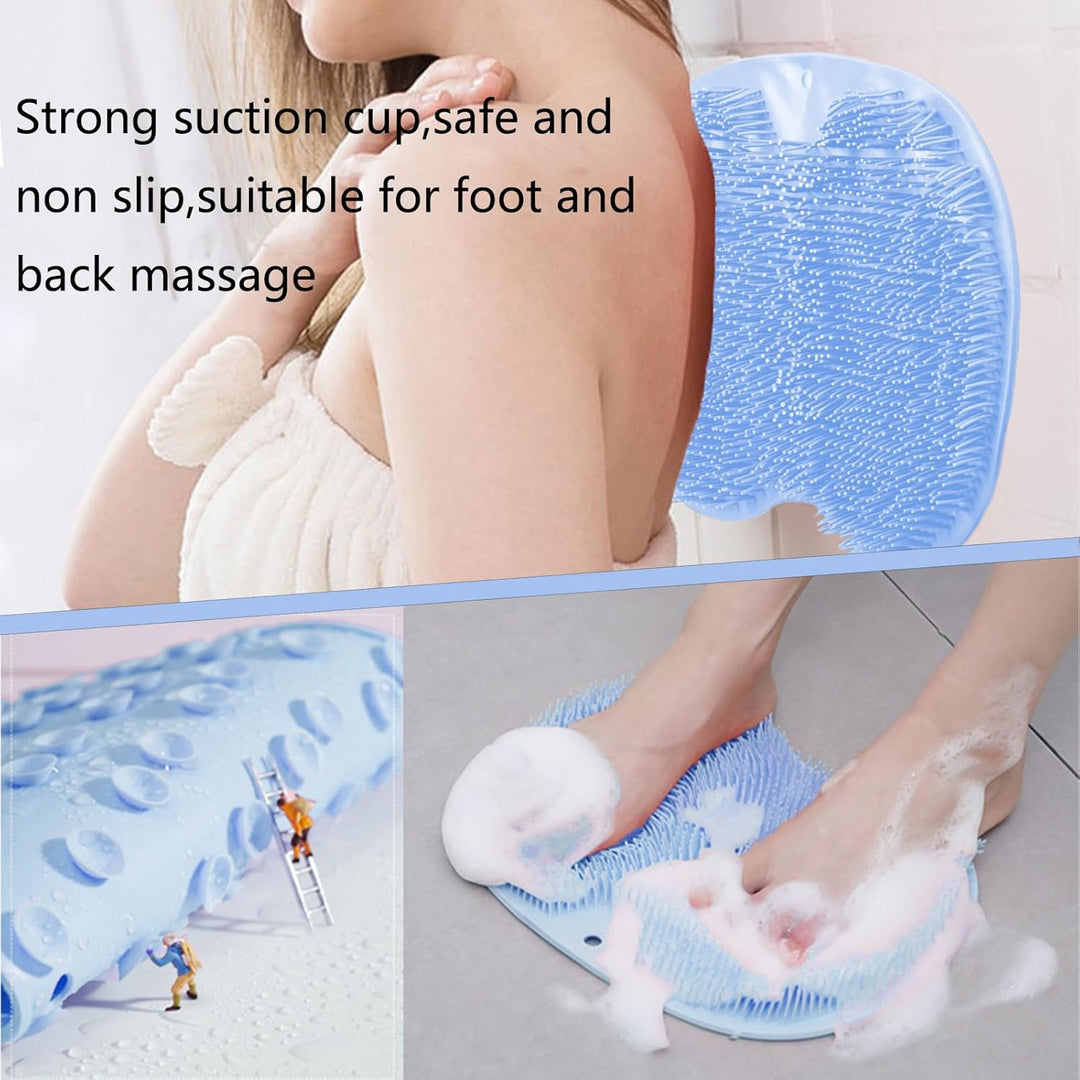 CleanFootFlex Håndfri Silikon Fot Ren Mat Luvikno