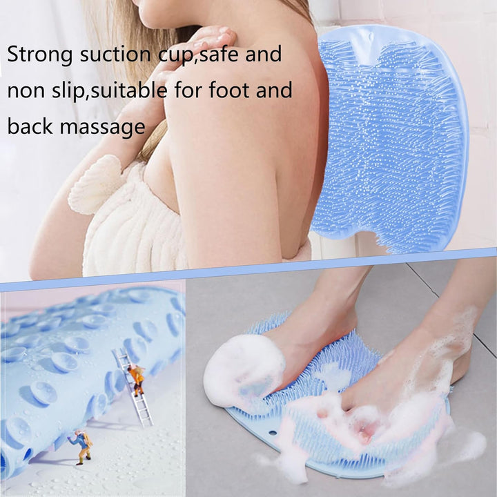 CleanFootFlex Håndfri Silikon Fot Ren Mat Luvikno