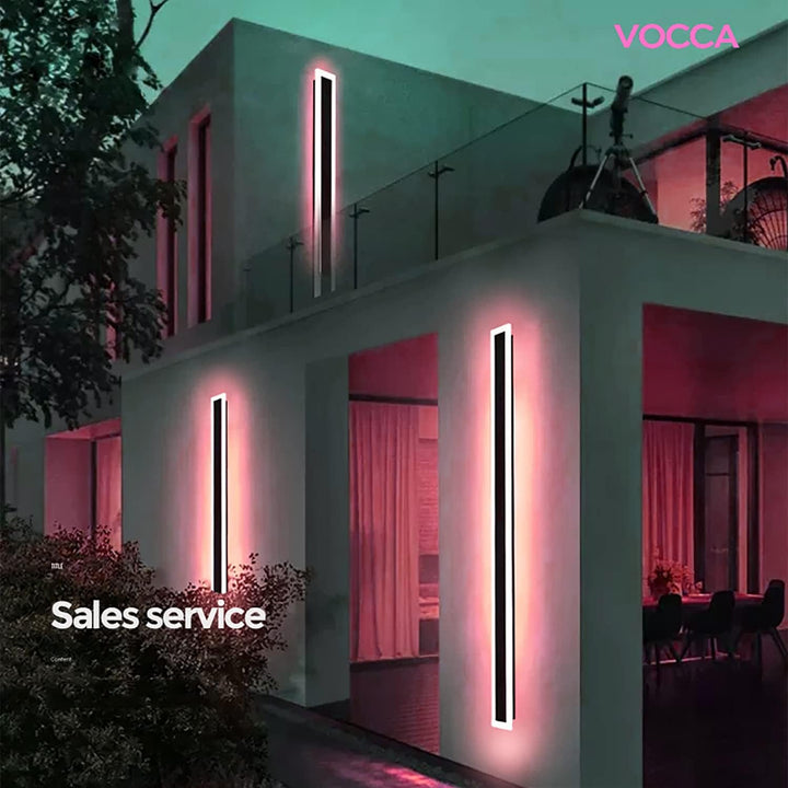 Utendørs LED vegglampe Moderne dimbar stripe Luvikno