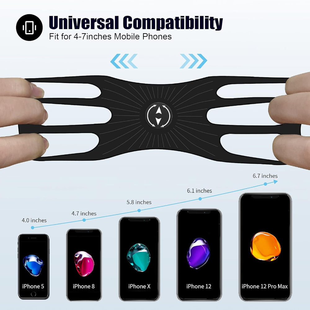 Sykkel telefonholder 360° roterbar avtakbar | Luvikno
