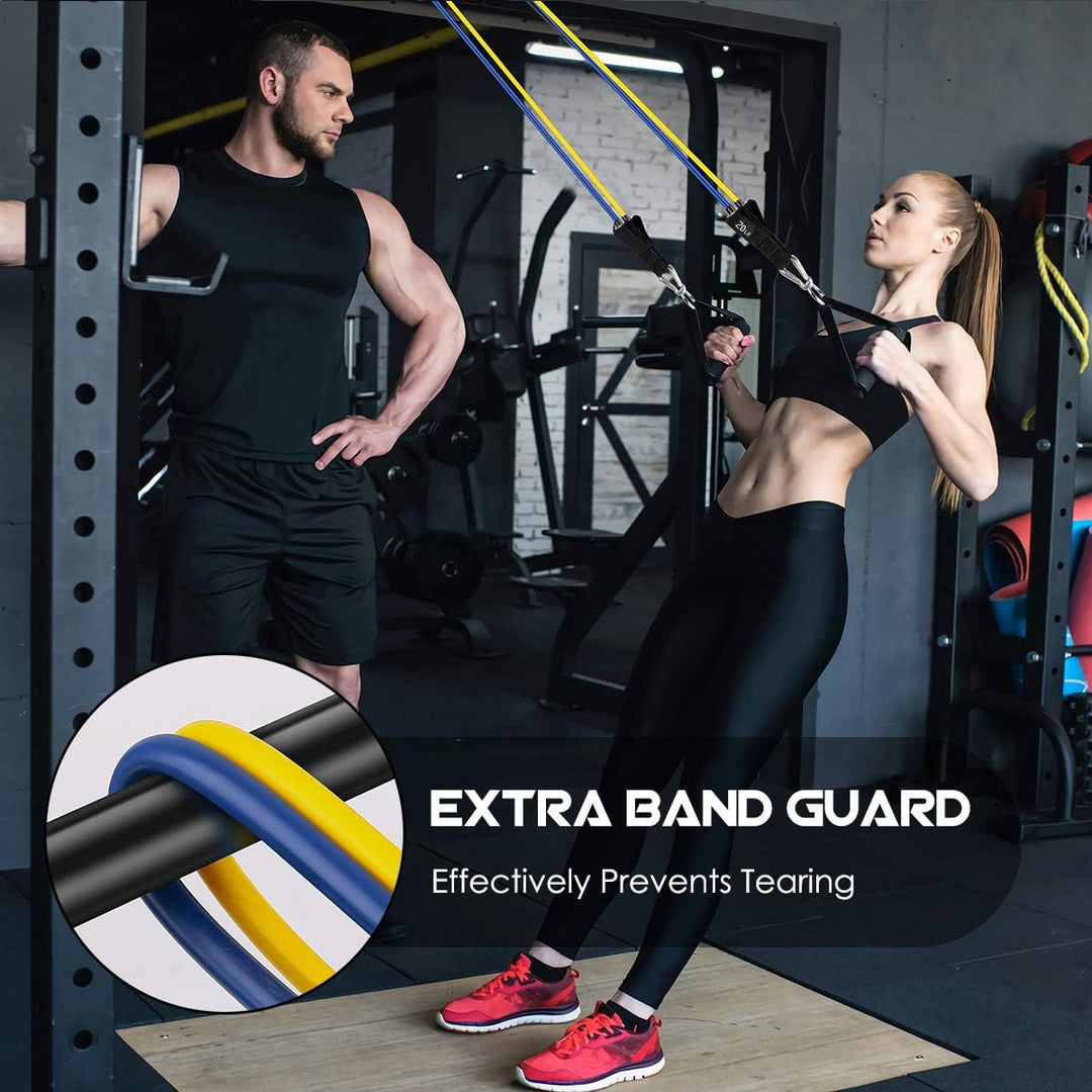 PowerGrip - Motstandsbånd med Holdbare Håndtak Luvikno