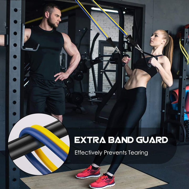 PowerGrip - Motstandsbånd med Holdbare Håndtak Luvikno