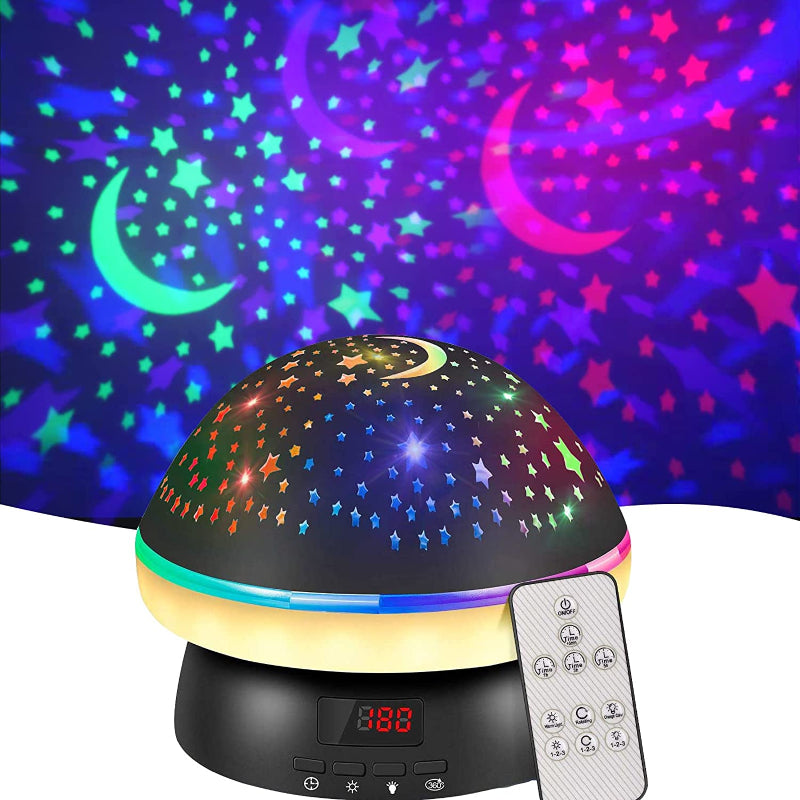 StarGlow Nattlys – Magisk Stjerneprosjektor med Timer Luvikno
